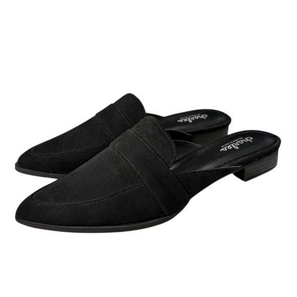 Charles by Charles David Leather Perforated Mules - Picture 3 of 7